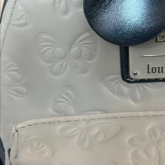 Loungefly Disney Minnie Mouse Blue Butterfly 🦋 Mini Backpack NWT - Picture 14 of 15